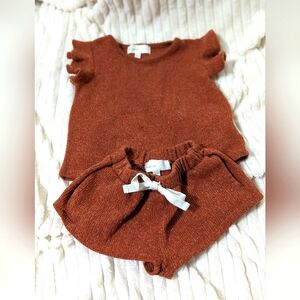 Matching Toddler Girl Short Set